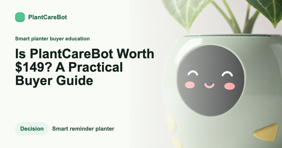 Is PlantCareBot Worth $149? A Practical Buyer Guide cover image for PlantCareBot blog
