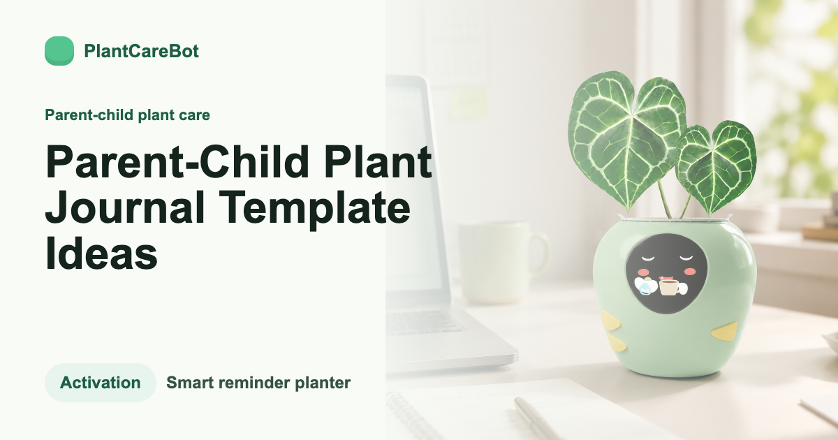 Parent-Child Plant Journal Template Ideas cover image for PlantCareBot blog